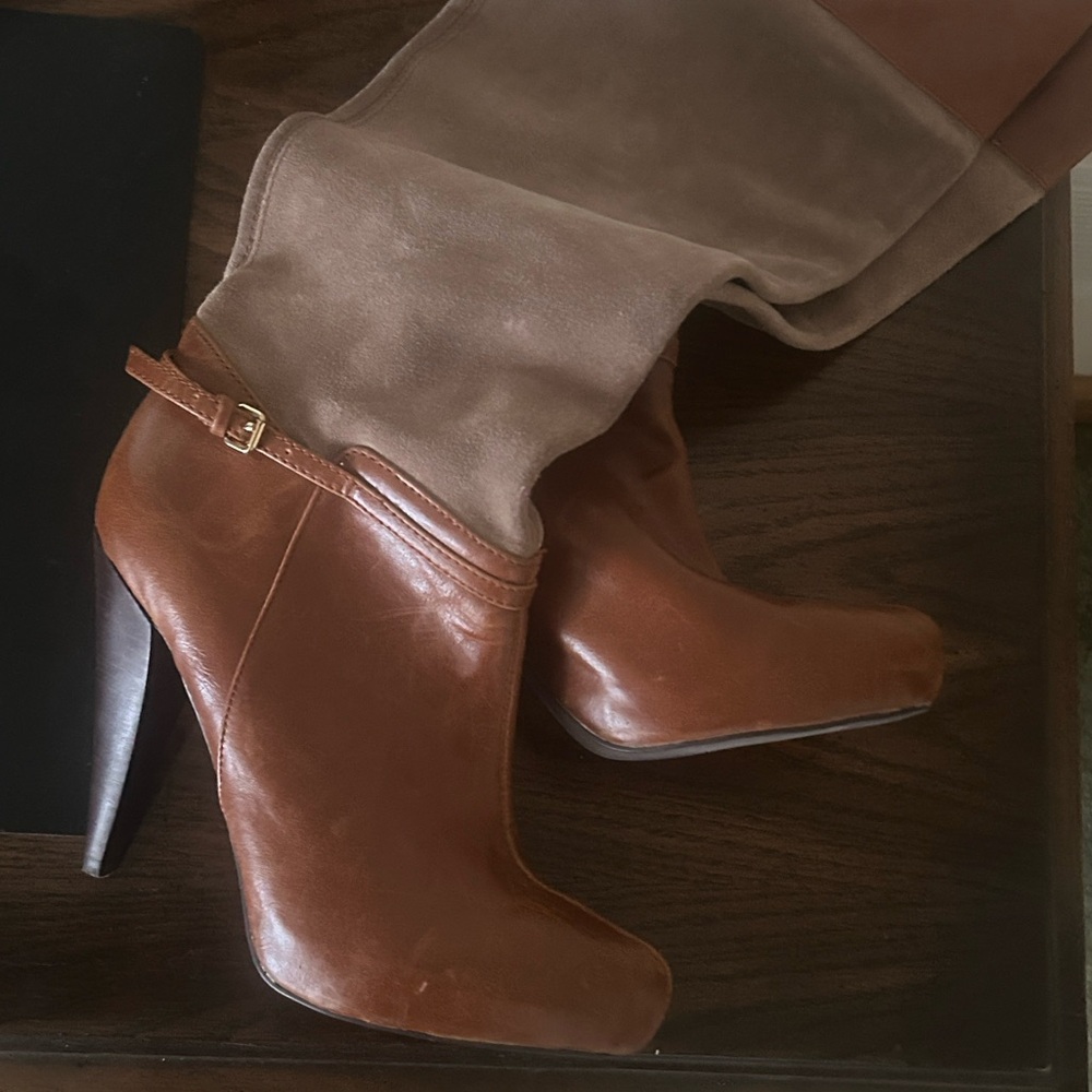 Colin Stuart Brown Leather Women's Boots